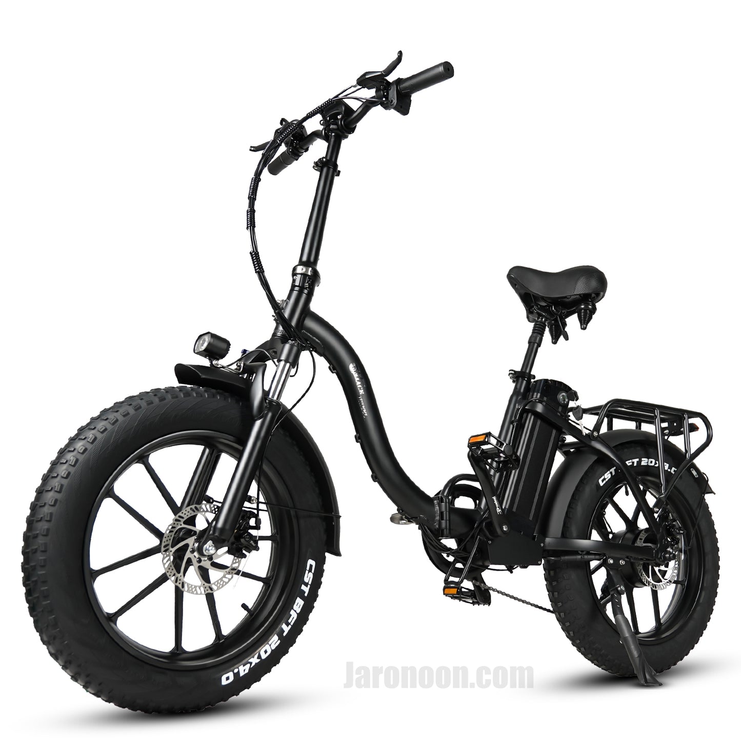 Y20 IW One-Piece Rims 750W 20X4.0 Inch Folding Fat Tire Bike, Front & Rear Disc Brakes, Large Capacity Battery