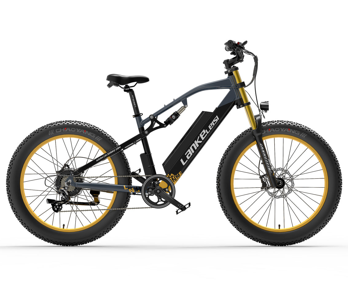 RV700 1000W 48V 16Ah Bicicletă electrică puternică Bicicletă de plajă de 26 inci Bicicletă de munte Arc de ulei actualizat Furcă de coborâre Suspensie dublă