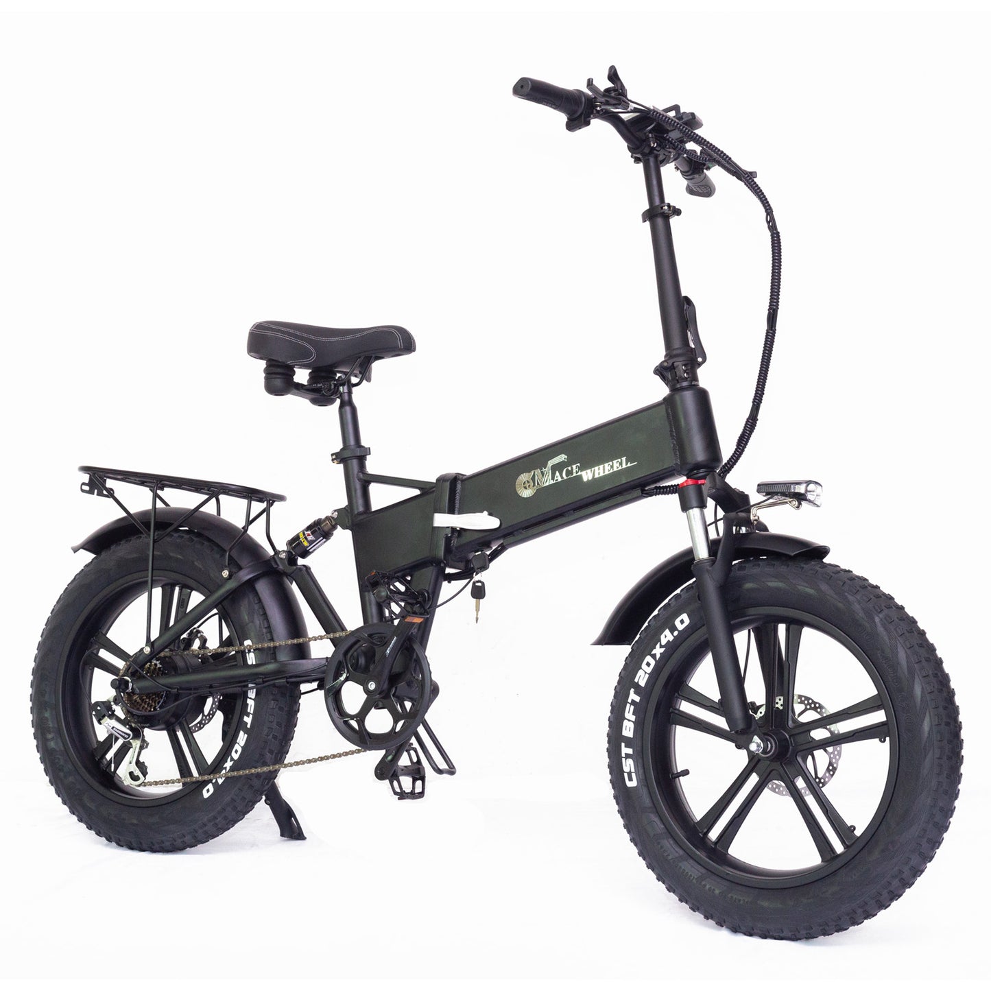 RX20 750W Faltbares Elektrofahrrad 20 * 4.0 Fettreifen Mountainbike 48V E-Bike Vollfederung