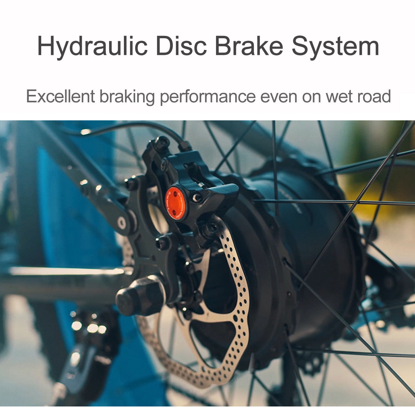 5-Grad-Pedal-Assist-Power-System-Elektro-Fat-Reifen-Fahrrad, 26 * 4,0-Schneereifenrad, hydraulische Scheibenbremse, eingebauter austauschbarer Akku mit großer Kapazität, 27 Geschwindigkeiten