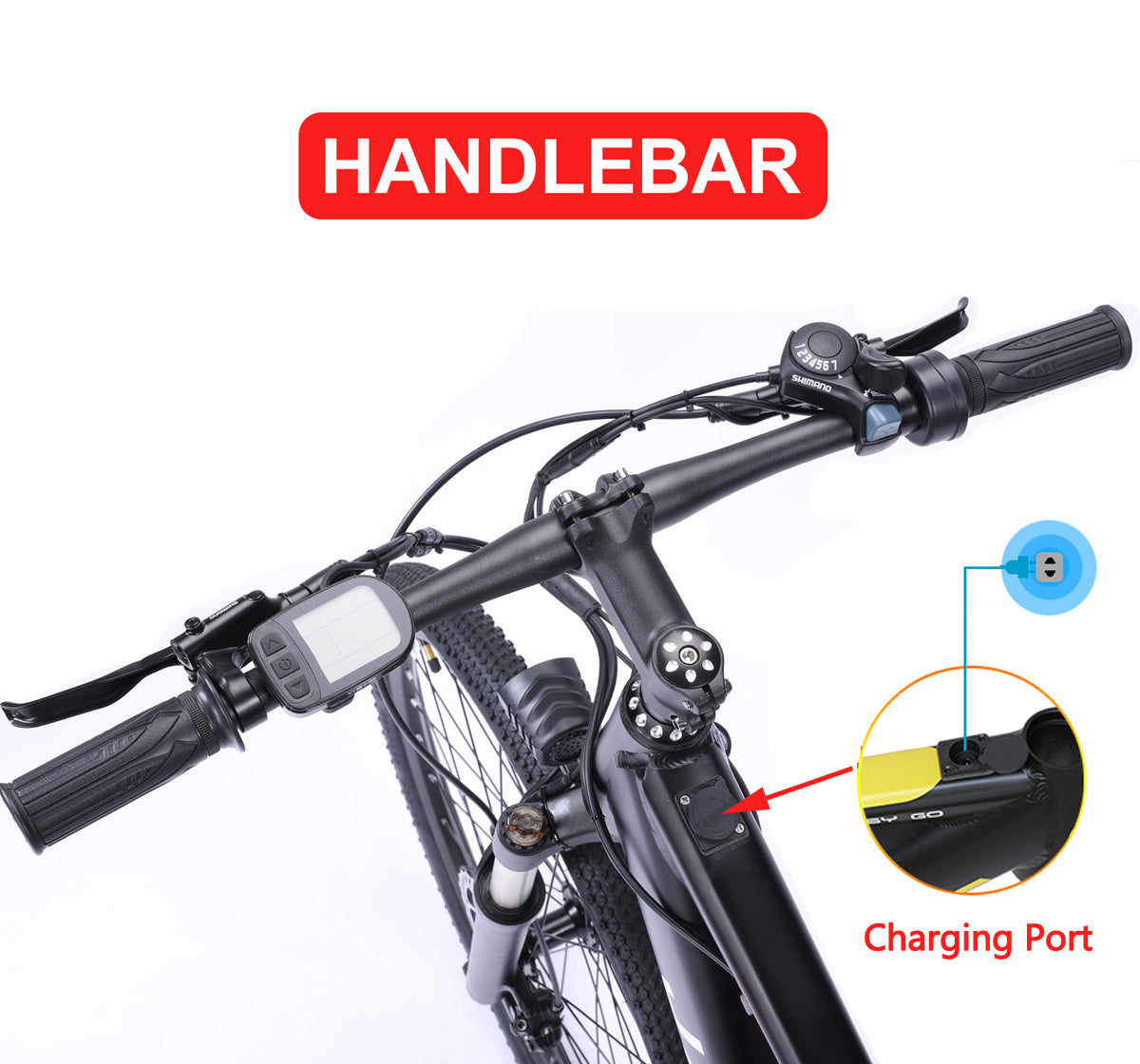 F1 27.5 Inch Electric Mountain Bike, 500W Motor 48V 10Ah/15Ah Large Capacity Built-in Battery, Oil Spring Suspension Fork, Hydraulic Disc Brake