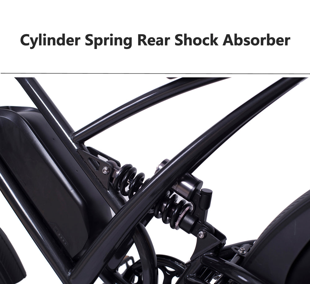 20FG Mountainbike für Erwachsene, 20 Zoll, 500 W, Elektrofahrrad, 48 V, 15 Ah, Lithiumbatterie, Luftfederung, Vorderradgabel, Geschwindigkeit bis zu 45 km/h