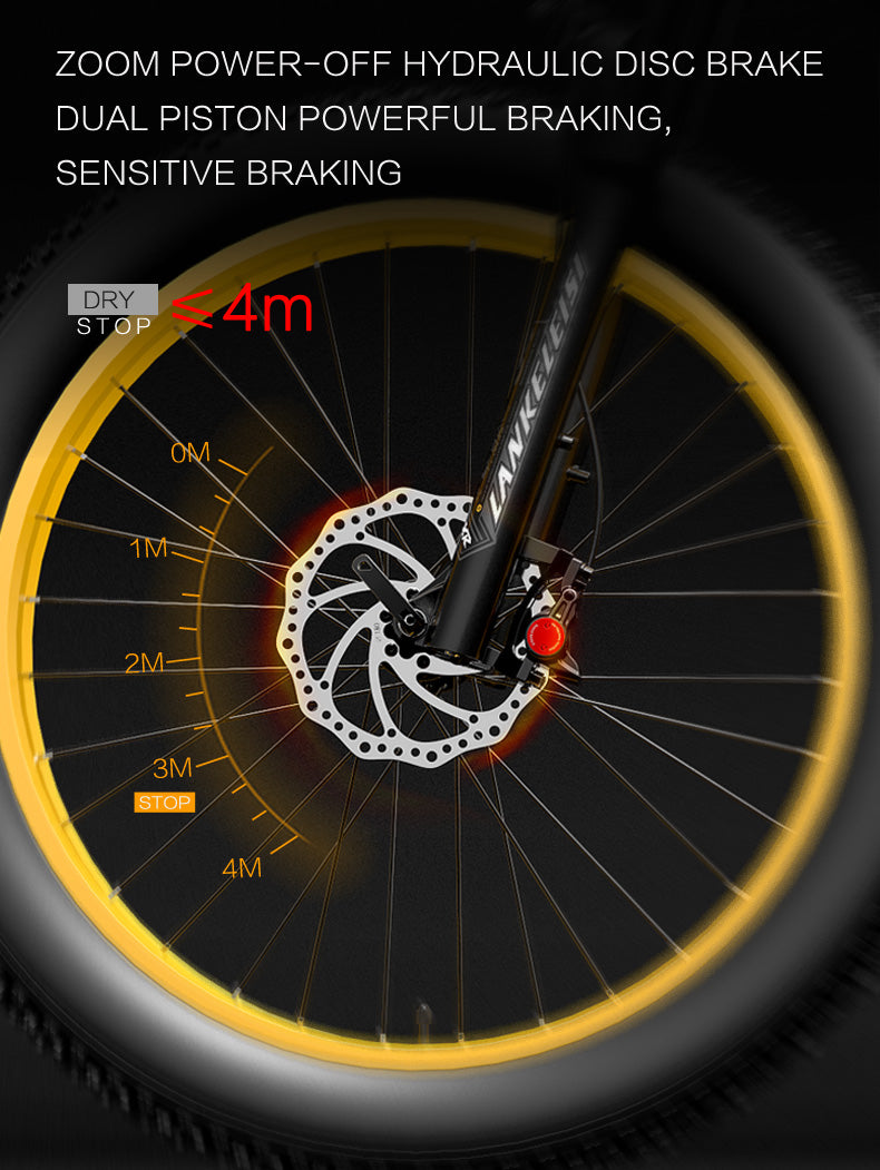 RV700 1000W 48V 16Ah Bicicletă electrică puternică Bicicletă de plajă de 26 inci Bicicletă de munte Arc de ulei actualizat Furcă de coborâre Suspensie dublă