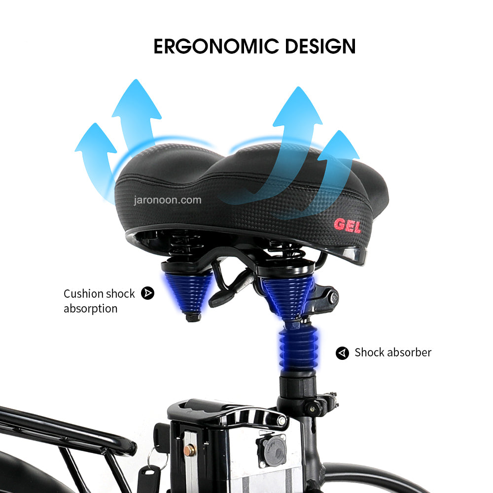 BGBY20 20 Zoll faltbares Elektrofahrrad, 48V 20Ah große Batterie, mit Blinker-Rücklicht