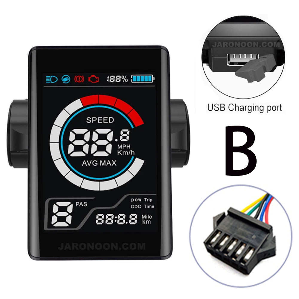 UKS2 Intelligentes LCD-Display für CMACEWHEEL Elektrofahrrad