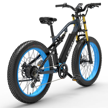 RV700 1000 W 48 V 16 Ah Leistungsstarkes Elektrofahrrad 26-Zoll-Strandrad Mountainbike Verbesserte Ölfeder Downhill-Gabel Doppelfederung