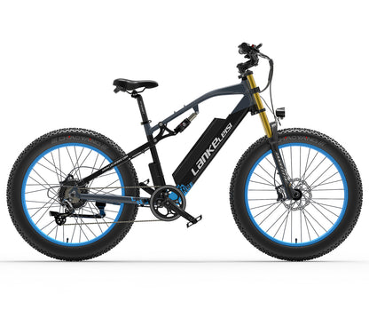 RV700 1000 W 48 V 16 Ah Leistungsstarkes Elektrofahrrad 26-Zoll-Strandrad Mountainbike Verbesserte Ölfeder Downhill-Gabel Doppelfederung