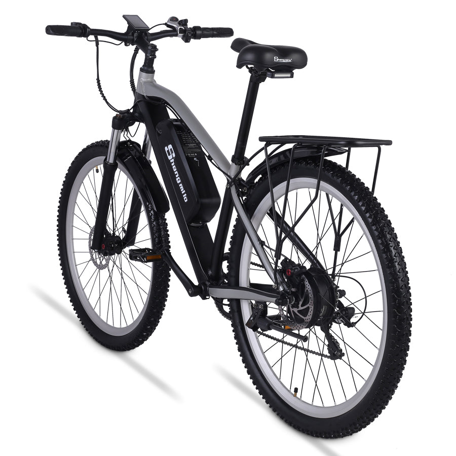 M90 Elektrofahrrad für Erwachsene, 29-Zoll-Mountainbike, 48 V, 17 Ah, abnehmbare Lithium-Batterie, vordere und hintere hydraulische Bremse